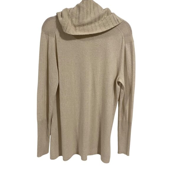 Vineyard Vines Cowl Neck Cream Tunic Size M - Picture 6 of 8